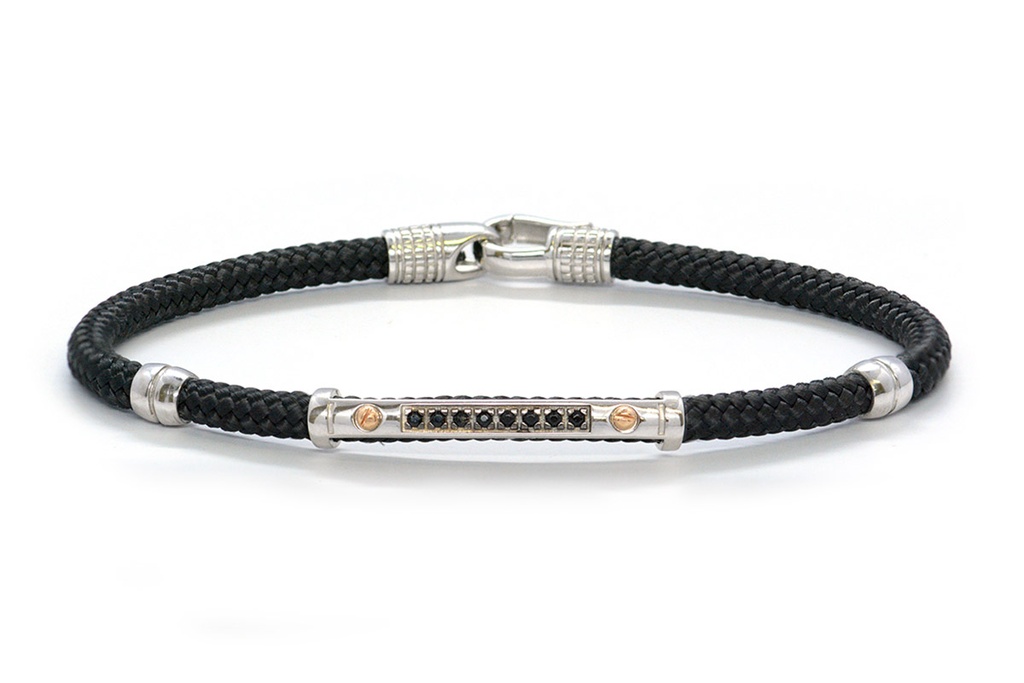 PULSERA UOMO ESPINELA OB/R 20.5CM 6.80 18KC