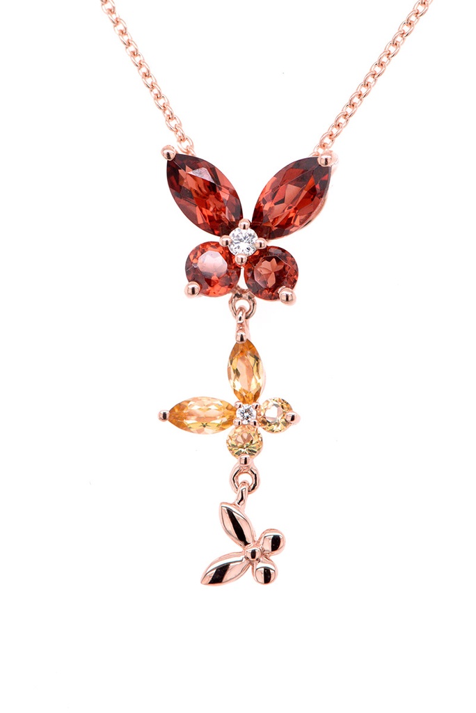 GARG C/DIJ LA NOVIA“ GRANAT+QRZ B2P“ 2.60 18KR