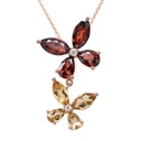 GARG C/DIJ LA NOVIA  GRANAT+QRZ B4P  4.10 18KR