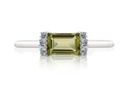 ANILLO LAS FLORES -PERIDOT 6TOPSKY 1.60 18KW