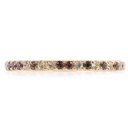 ANILLO "FIESTA" 18MLT19P 3B3P-BROWN 1.50 18KY