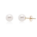 ARETES PERLA/BLANCA-6MM 0.80 14KY