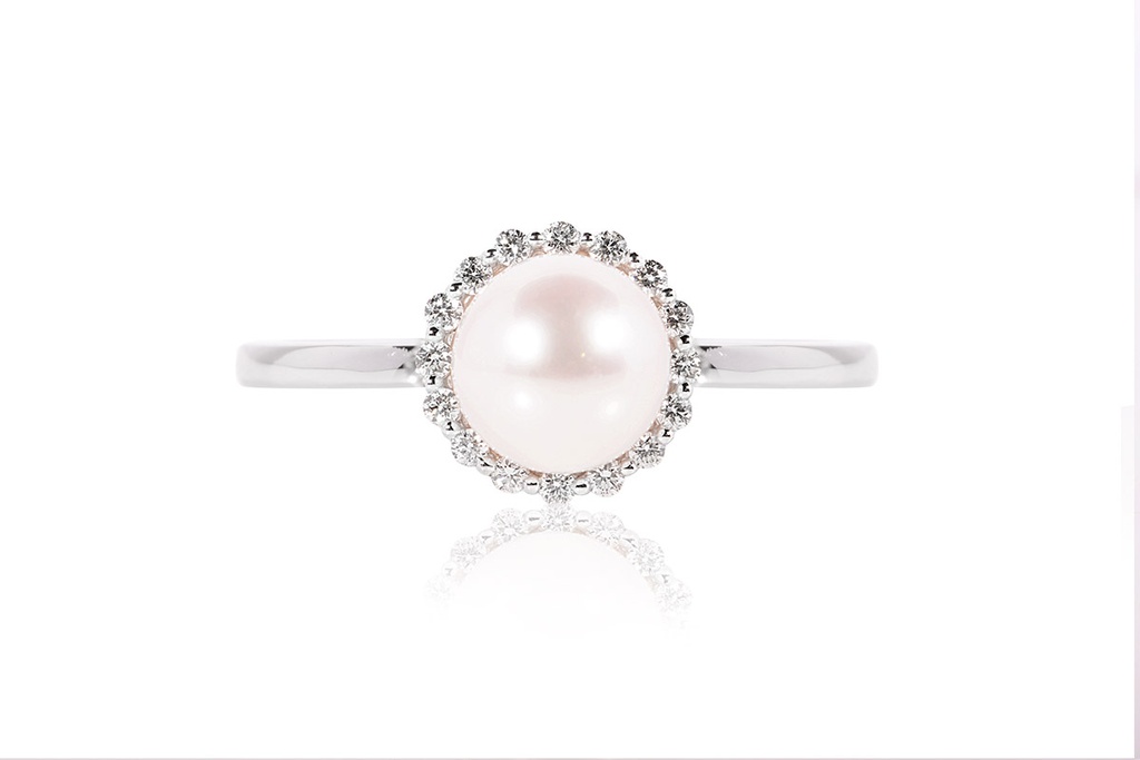 ANILLO FLEUR DE MER PRL-8MM B18P 2.70 18KW