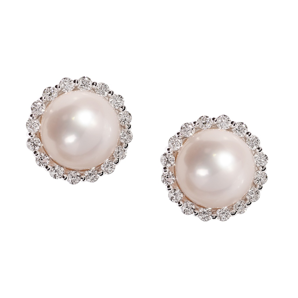 ARETES FLEUR DE MER PRL-7MM B24P 2.4gr 18KW