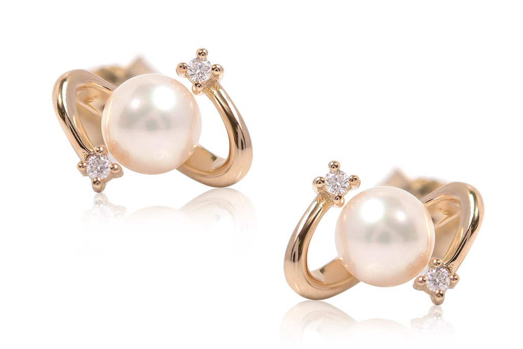 ARETES OA COMET PERLA-5.5MM 4B6P 2.1gr 18KY