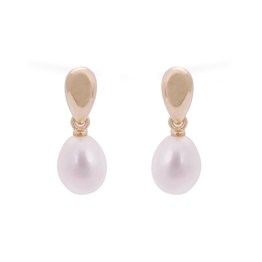 ARETES PERLA/CULTIVADA DROP 2.31 18KY