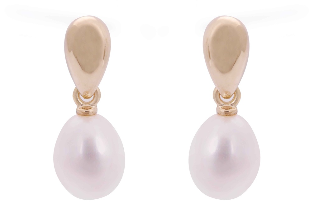 ARETES PERLA/CULTIVADA DROP 2.31 18KY