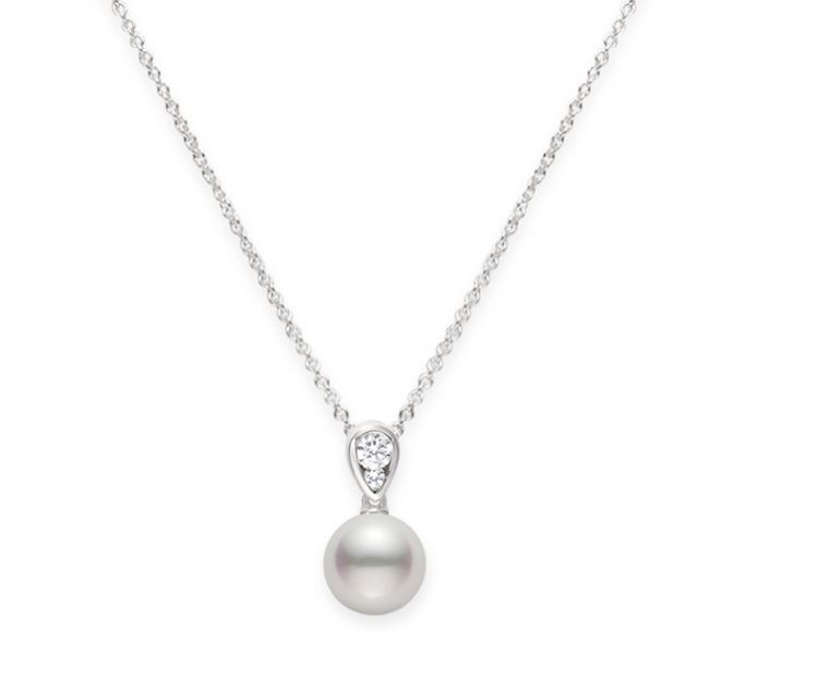 GARGANTILL MIKIMOTO 7.5MM*A+ AKOYA B12P 18KW 3.1