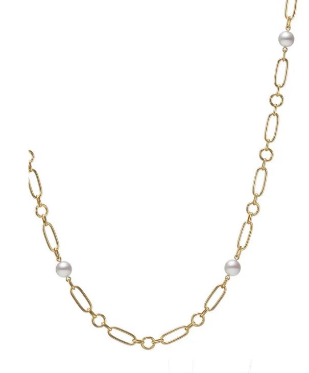 GARGANTILL MIKIMOTO 6.5MM AKOYA(8) A+ 83CM 18KY 25.2