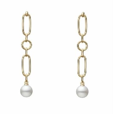 ARETES MIKIMOTO 7MM AKOYA A+ 18KY 4