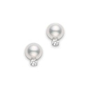 ARETES MIKIMOTO STUD AKOY 7-7.5MM*A+ B10P 2.20 18KW
