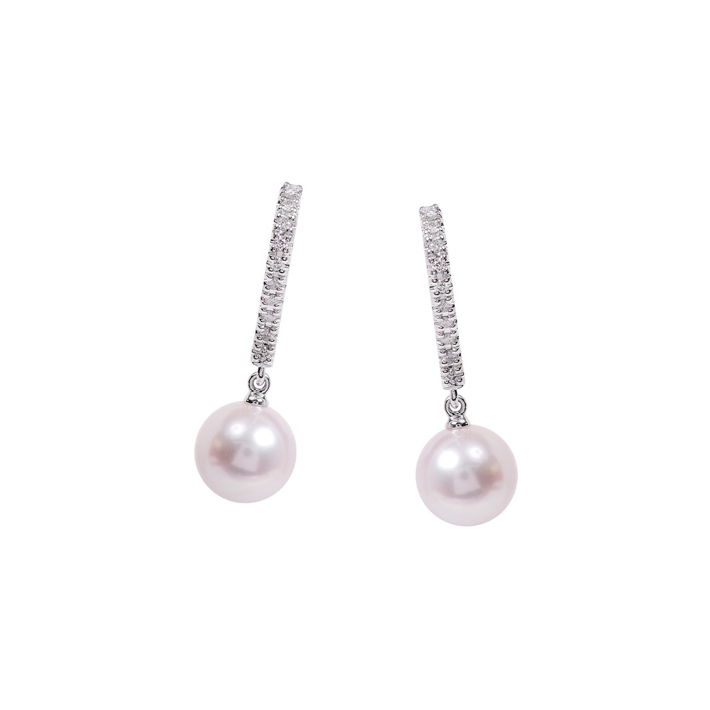ARETES MIKIMOTO CLASSIC AKOYA-7.5MM*A B8P 3.50 18KW