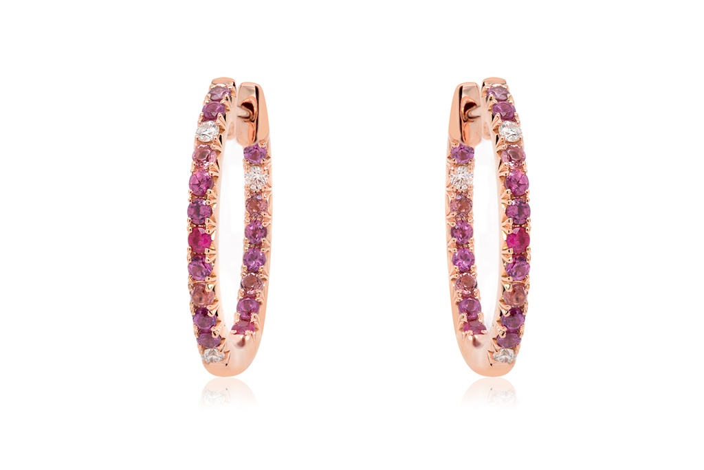 ARRACADAS “FIESTA“  34MULTICOL65P 6B8P  3.1gr 18KR