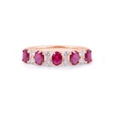 Anillo CELLINI Rubí-1.02Ct Diamante-0.26Ct GVS 18KR