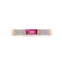 ANILLO SQUARE RUBI B12P 5.5gr 18KR