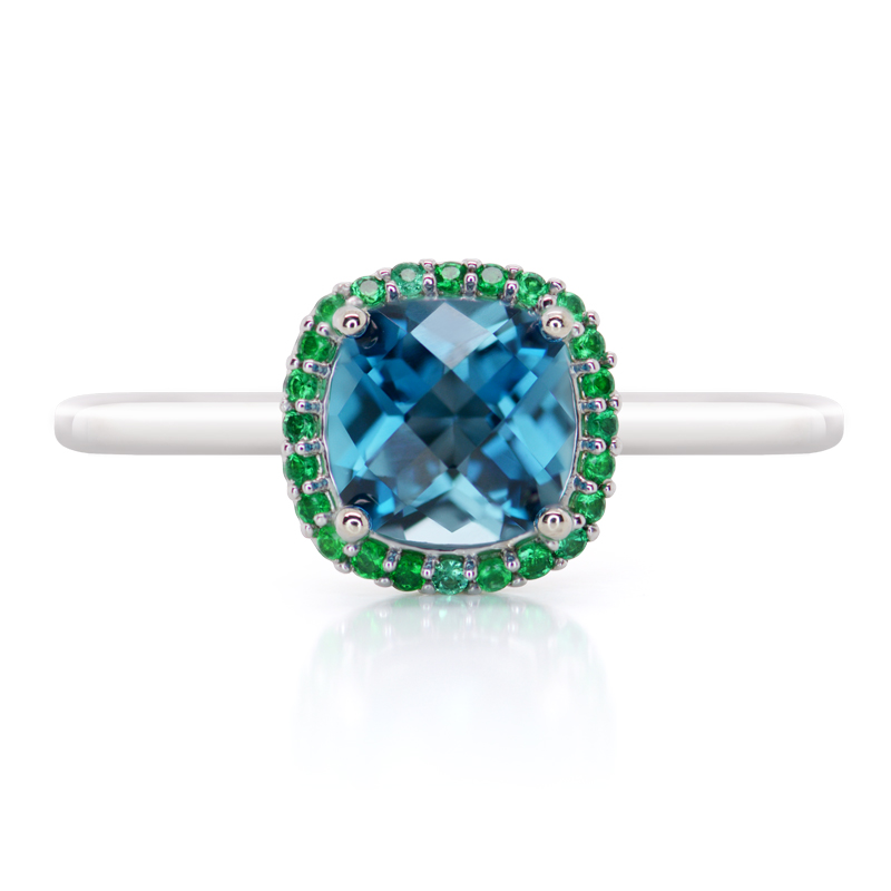 ANILLO BERRY T-LONDON-7X7 ESMERALD B4P 3.80 18KW