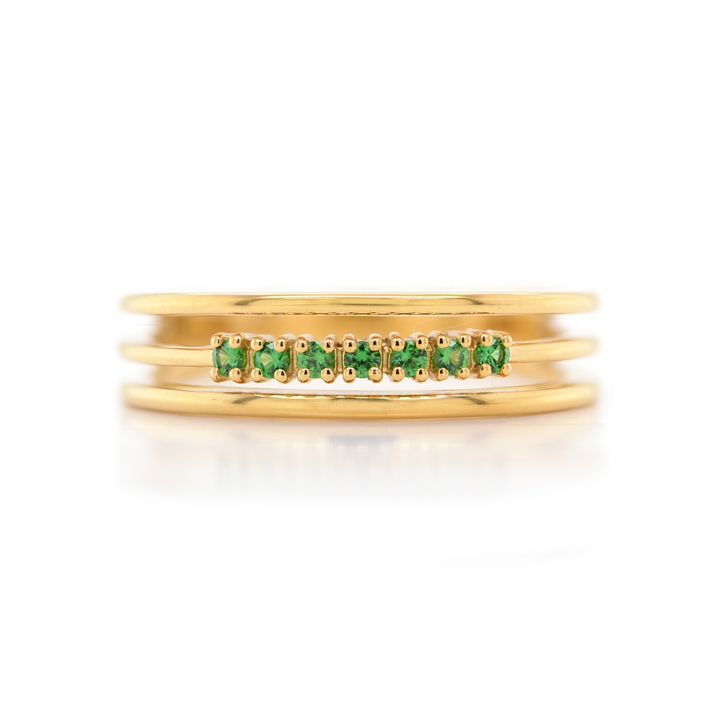 ANILLO SUMMER FEST TSAVORITA 4.03 18KY