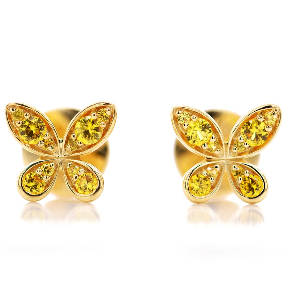 ARETES BUTTERFLY ZAF-AMA24P 1.80 18KY