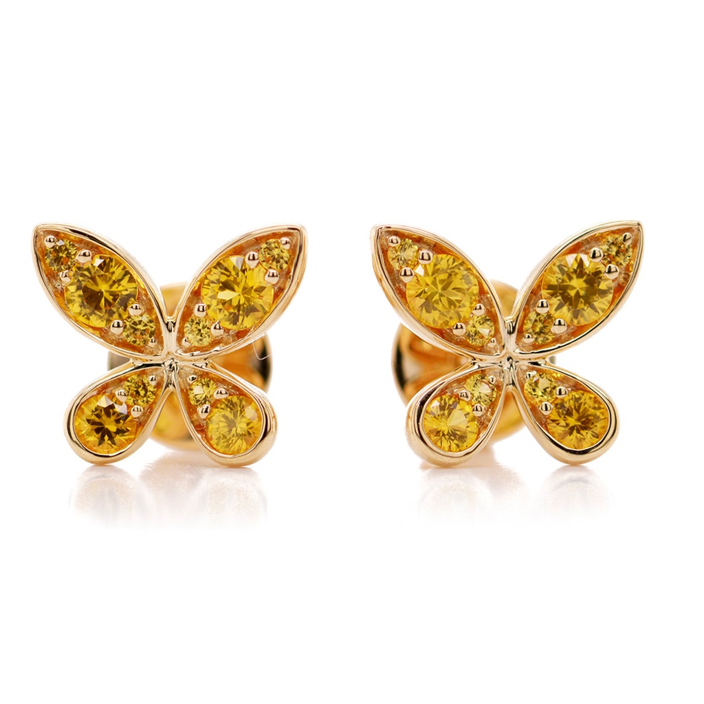 ARETES BUTTERFLY ZAF-AMA61P 2.50 18KY