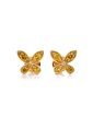 ARETES BUTTERFLY ZAF-AMA61P 2.50 18KY