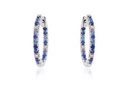 Arracadas “FIESTA“ -34ZAF58P 6BC9P  Oro 18k blanco