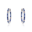 Arracadas “FIESTA“ -34ZAF58P 6BC9P  Oro 18k blanco