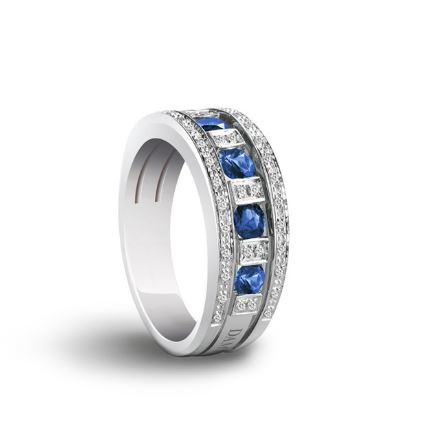 ANILLO DAMIANI BELLE EPOQUE Z85P B18P 18KW 7.9