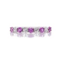 ALIANZA AIR 5-ZAFIRO/ROSA-0.33ct B23P GVS 1.7gr. 18KW
