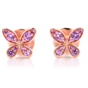 ARETES BUTTERFLY ZAF-ROSA25P 1.70 18KR