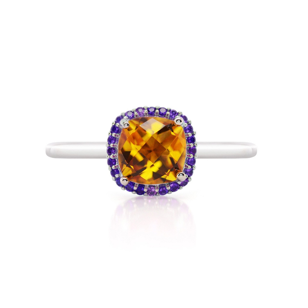 ANILLO BERRY CITRINO-7X7 AMATISTA B1P 3.70 18KW