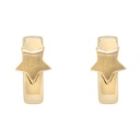 Aretes HOGGIS ESTRELLA-MATE 2.0gr 14KY
