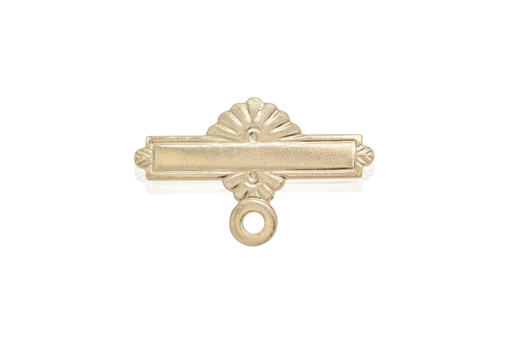 BROCHE BAUTIZO 12MM 0.9gr. 14KY