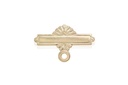 BROCHE BAUTIZO 12MM 0.9gr. 14KY