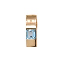 DIJE WATER TOP/AZ-SQUARE 18KY 4.89