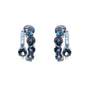 ARETES BRUMANI “MANACA“ 16-TOPACIOS AZUL LONDON-4.88ct 10-TOPACIOS AZUL SKY BLUE-0.55ct 8.7gr. ORO BLANCO 18K 