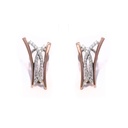 ARETES CLIP Diamante OR/OB B43P 9.4gr 18K