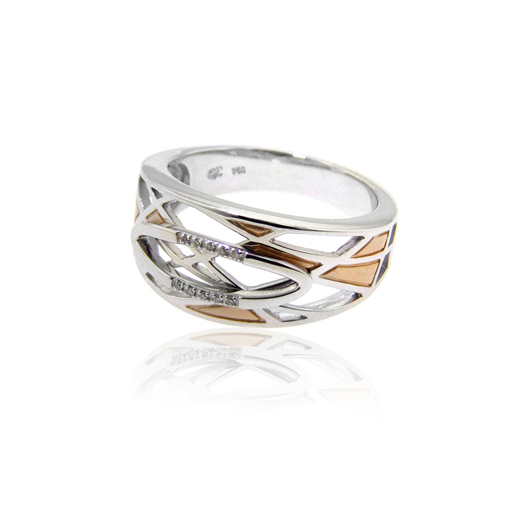 ANILLO AN OR/OB MONDRIAN B3P 18KC 5.80