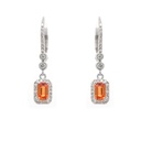 Aretes "PADPARADSHA"