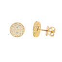 Aretes "PAVE DISCO"