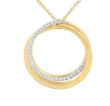 Gargantilla c/Dije CHLOÉ Diamantes-0.19Ct GVS 5.6gr 18K