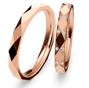 Par de argollas de matrimonio "AFTERGLOW"