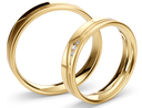 Par de argollas de matrimonio "BASIC LIGHT 2"