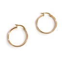 ARRACADAS 24X2.7MM LISA 18KY 1.64