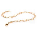 Pulsera Aurum "OVAL BRAIDED" - Oro 18k amarillo - chico