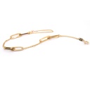 PULSERA 19CM 6-OVAL LINK 2.02 18KY
