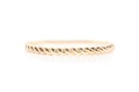 Anillo M&M's "BRAIDED" - Oro 18k amarillo