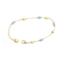 PULSERA DANCING AQUA 19CM 2.90 18KY