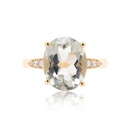 Anillo “COLORS OF THE SKY“ - Oro 18k amarillo - amatista verde