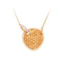 GARGANTILLA SUN CITRINO B5P HSI 7.7gr 43/45cm ORO AMARILLO/BLANCO 18K