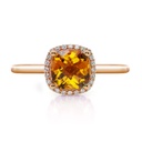 Anillo BERRY - Oro 18k amarillo - citrino